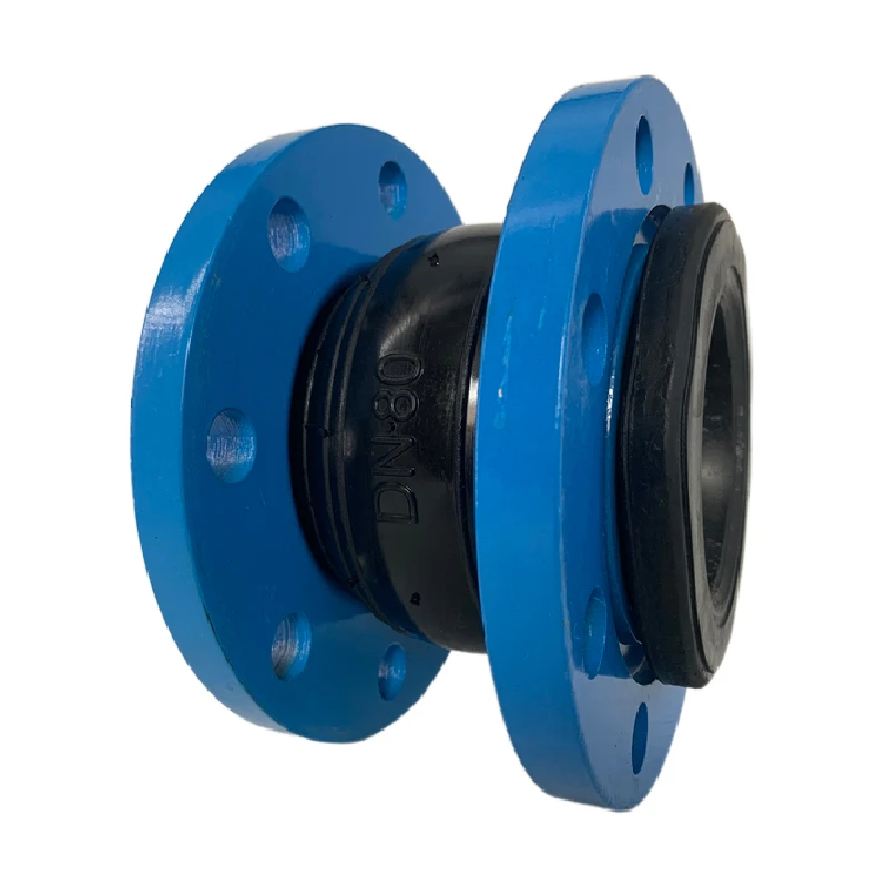 JiuFu DN100 DN300 DN500 DN700 DN900 DN1000 Compensator Single Sphere Rubber Expansion Joint Flange Flexible Rubber Soft Joint