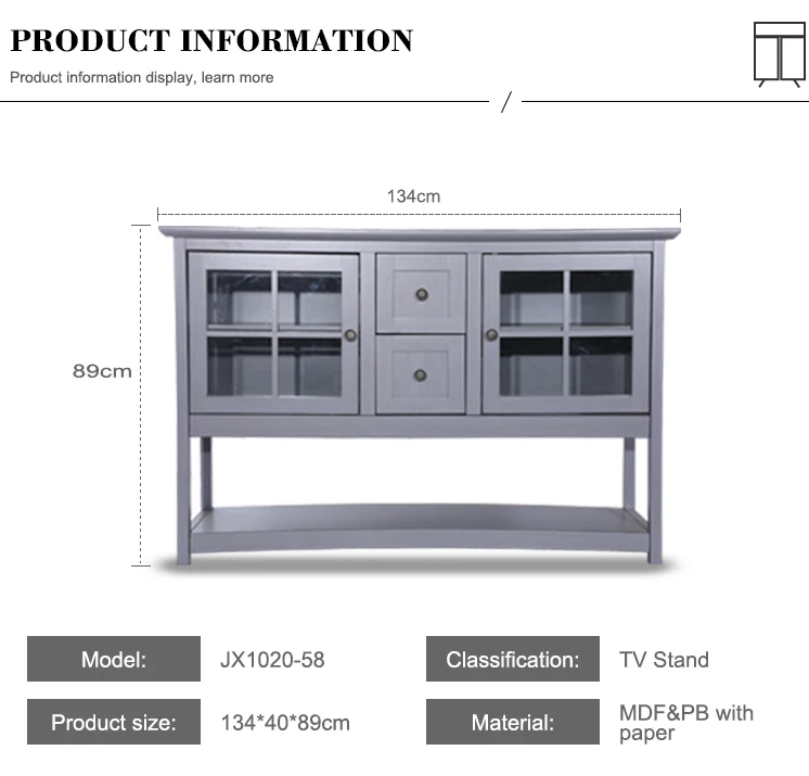 Latest Design Modern Unit Tv Table Wood Media Console Lcd Entertainment Center Sideboard Cabinet TV Stand