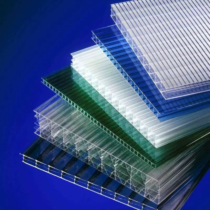 8mm Polycarbonate Ceiling and Wall Cladding Sheet/greenhouse Polycarbonate clear Board/Pc Plastic Honeycomb Sandwich Panels
