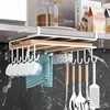 Cutting Board Pot Cover Storage Rack [With Hook]