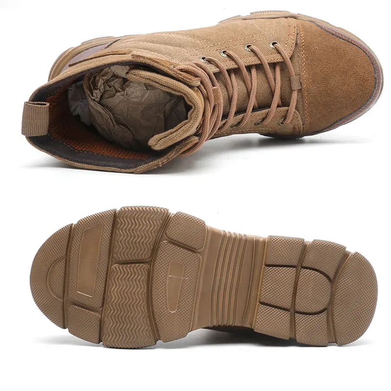 AMAWEI Steel Toe Boots - Safe and Lightweight Work Boots display picture 2