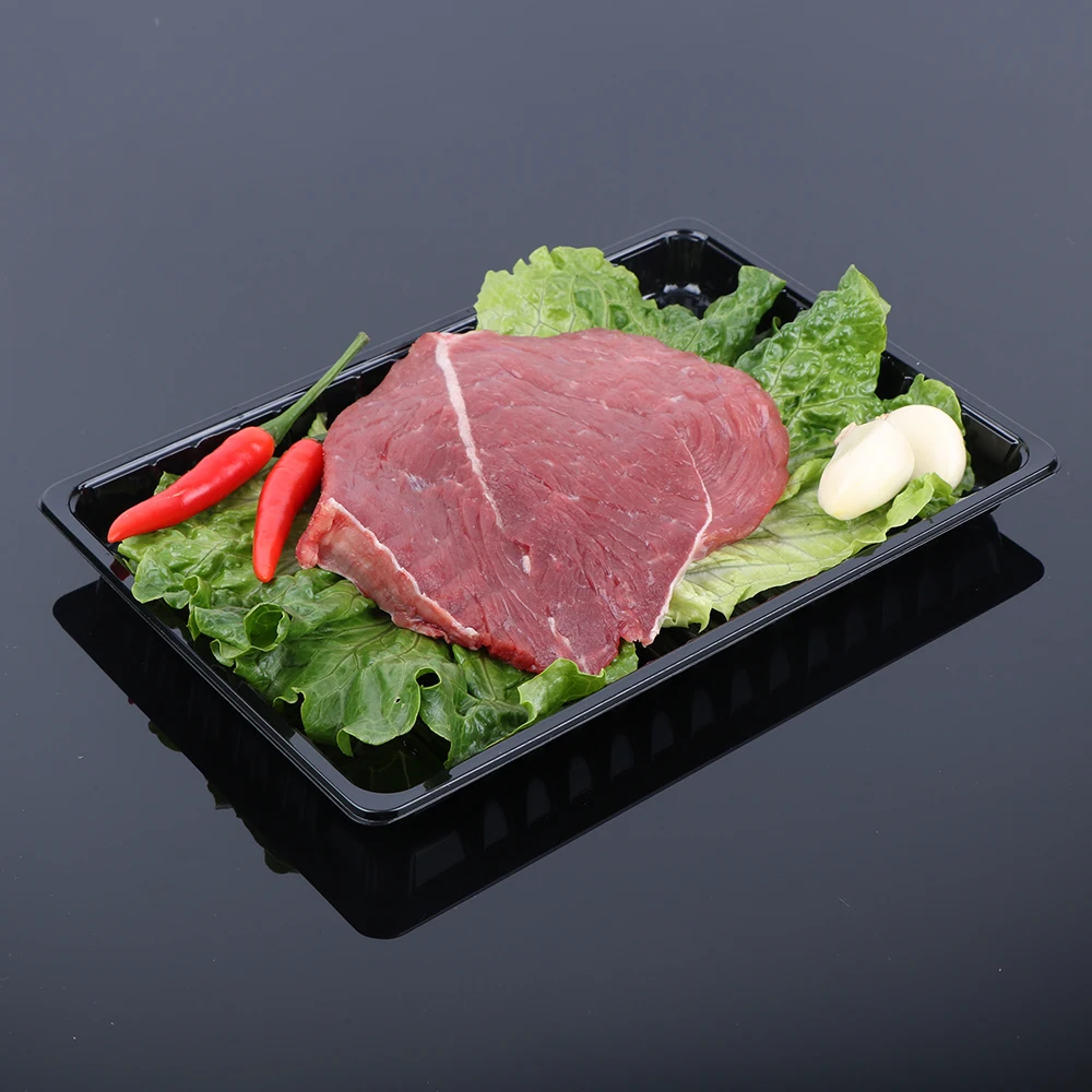 Hengmaster Food Grade Supermarket Pp Pet Plastic Tray For Meat Fish