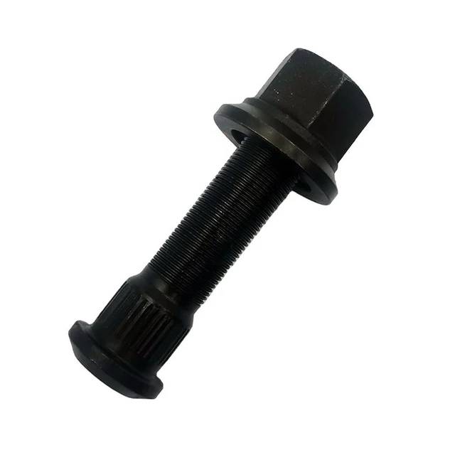 Commercial Vehicles 16T 14T 12T Axle Use M22x1.5x128 Phosphate Zinc Trailer Axle Alloy Wheel Bolts Studs Nuts