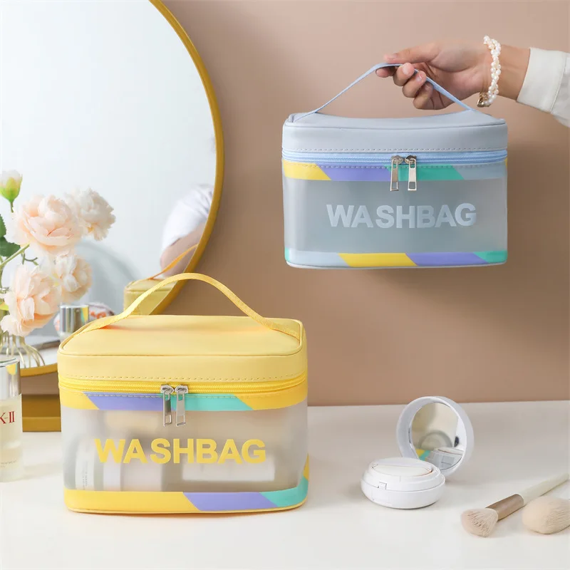 Clear Makeup Bag: Waterproof Travel Custom PVC Plastic Bag