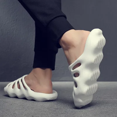 Yeezy Good Quality Men Women Custom Shoe Cartoon Authentic Plated Flip Flop  Wholesale Home Slipper Original Pink Yeezy Slides