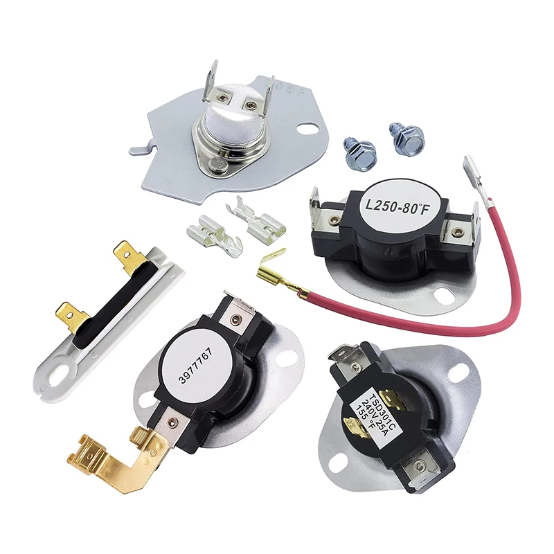 Good Quality Dryer Replacement Parts Dryer Thermostat Kit  279816 & 3977767 & 3392519 & 3387134 supplier