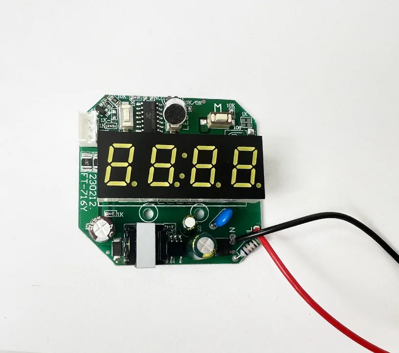 Clock Point Socket Alibaba.com: Clock socket with digital display PCBA circuit board for ...