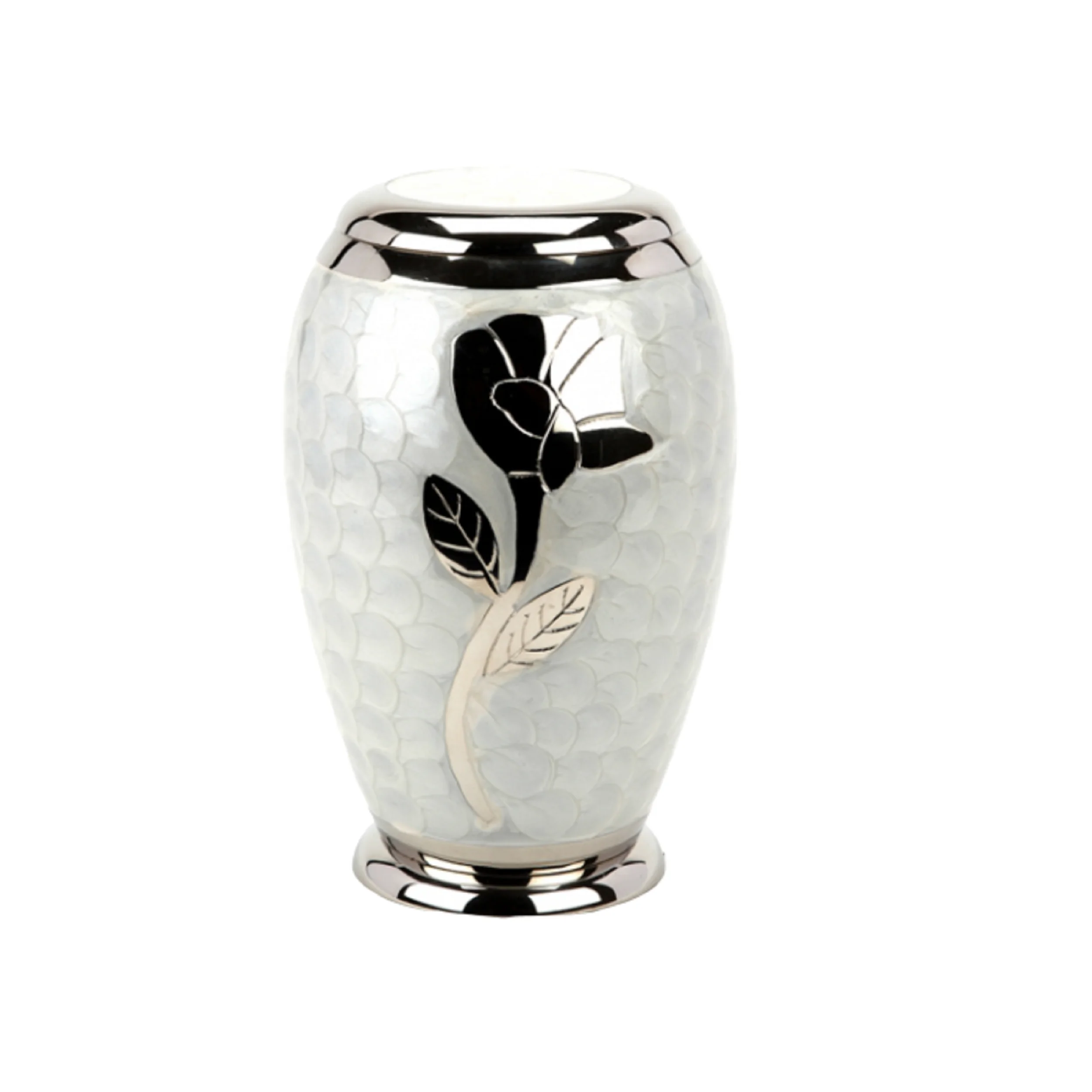 Pretty Designed Memorable Cremation Urn Standard Size Metallic Keepsake