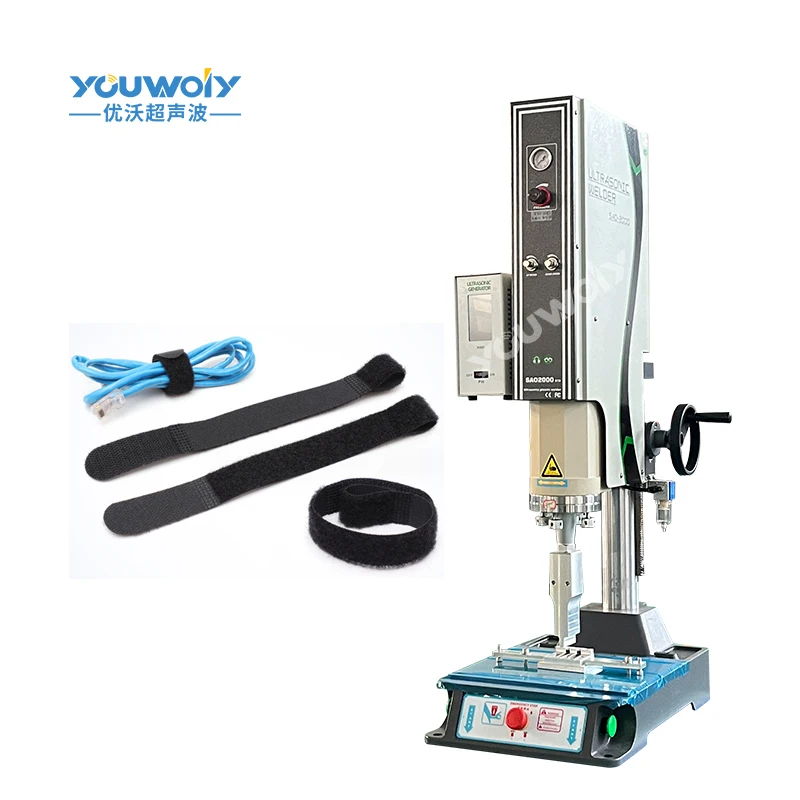 Digital HMI Ultrasonic Lanyards Welding Machine Welding  Nylon Ribbons  Webbings Satin Lanyards Welder