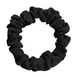 Небольшой Размер 1 см резинка для волос 16 мм 19 22 натуральный 100% шелк узкие эластичные резинки Pure6A Charmeuse