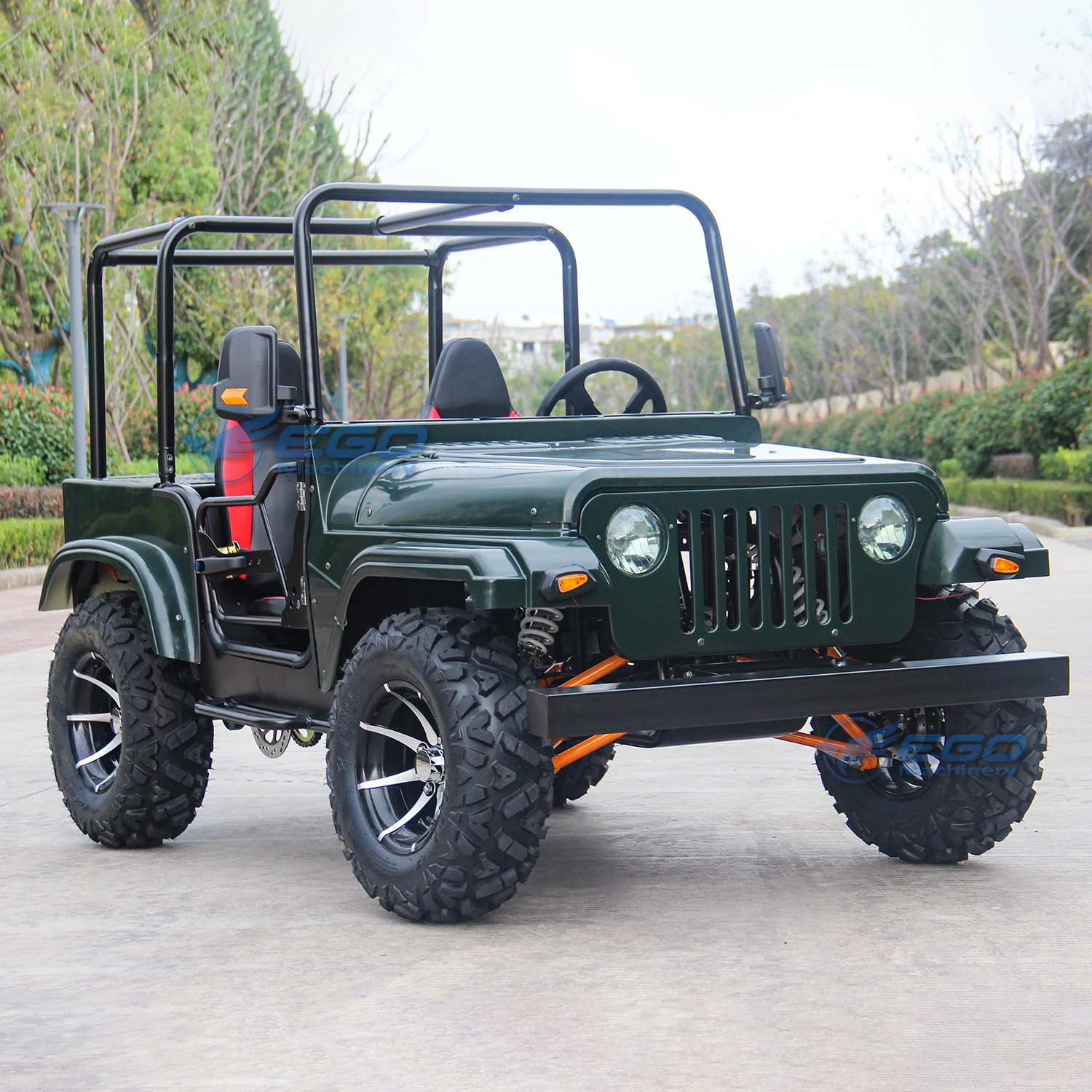 ミニジープ 250cc 2人乗り 電動 4x4 大人用バギー 車高塗装付き