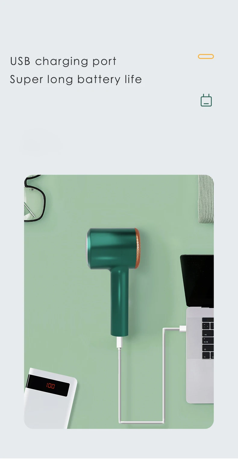 Wintersale Electric Fabric Shaver Rechargeable Lint Remover Sweater