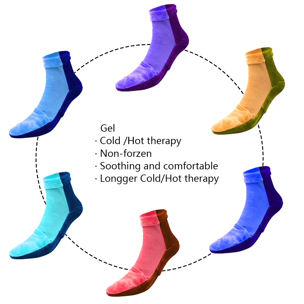 Custom Cold Therapy Socks For Foot Pain Relief Foot Ice Pack Cooling