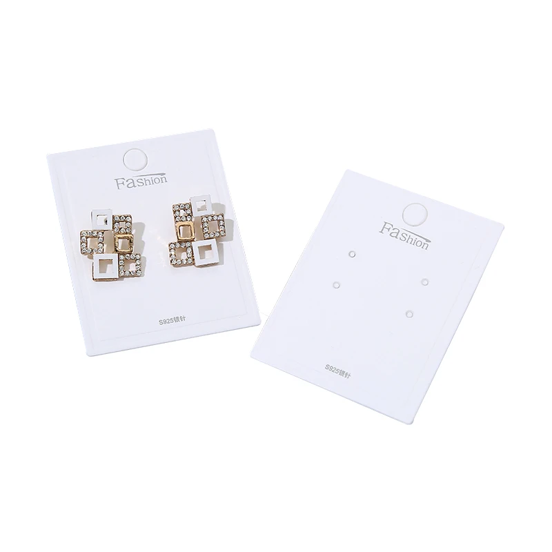 custom earring backing cards with logo