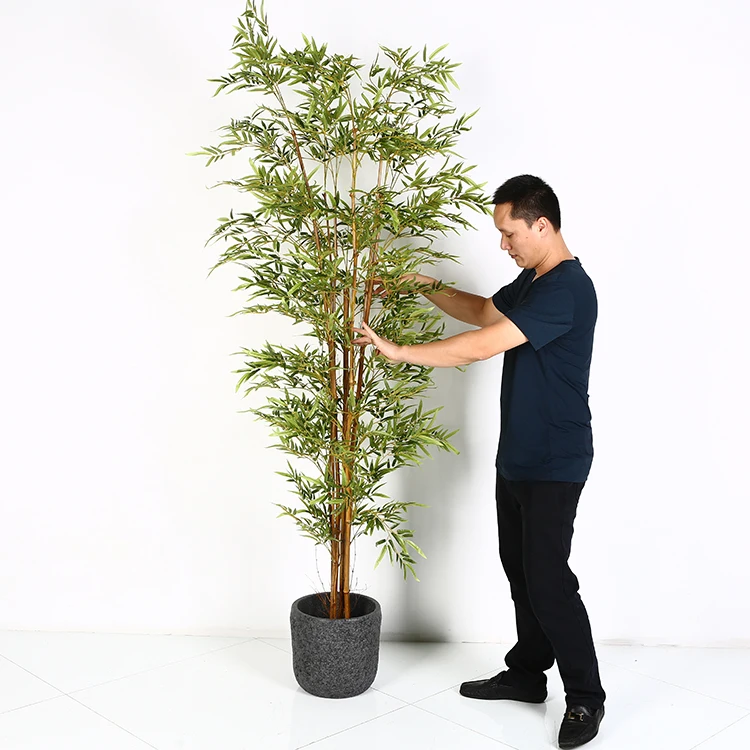 Wholesale Tree Artificial Indoor And Outdoor Fake Bamboo Leaf Plant