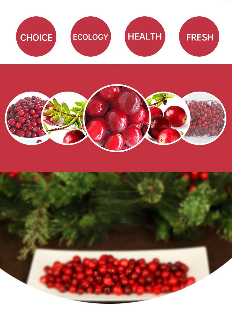 Frozen cranberries