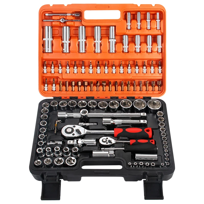 216pcs Socket Wrench Kits Auto Repair Tool Socket Ratchet Spanner Sets