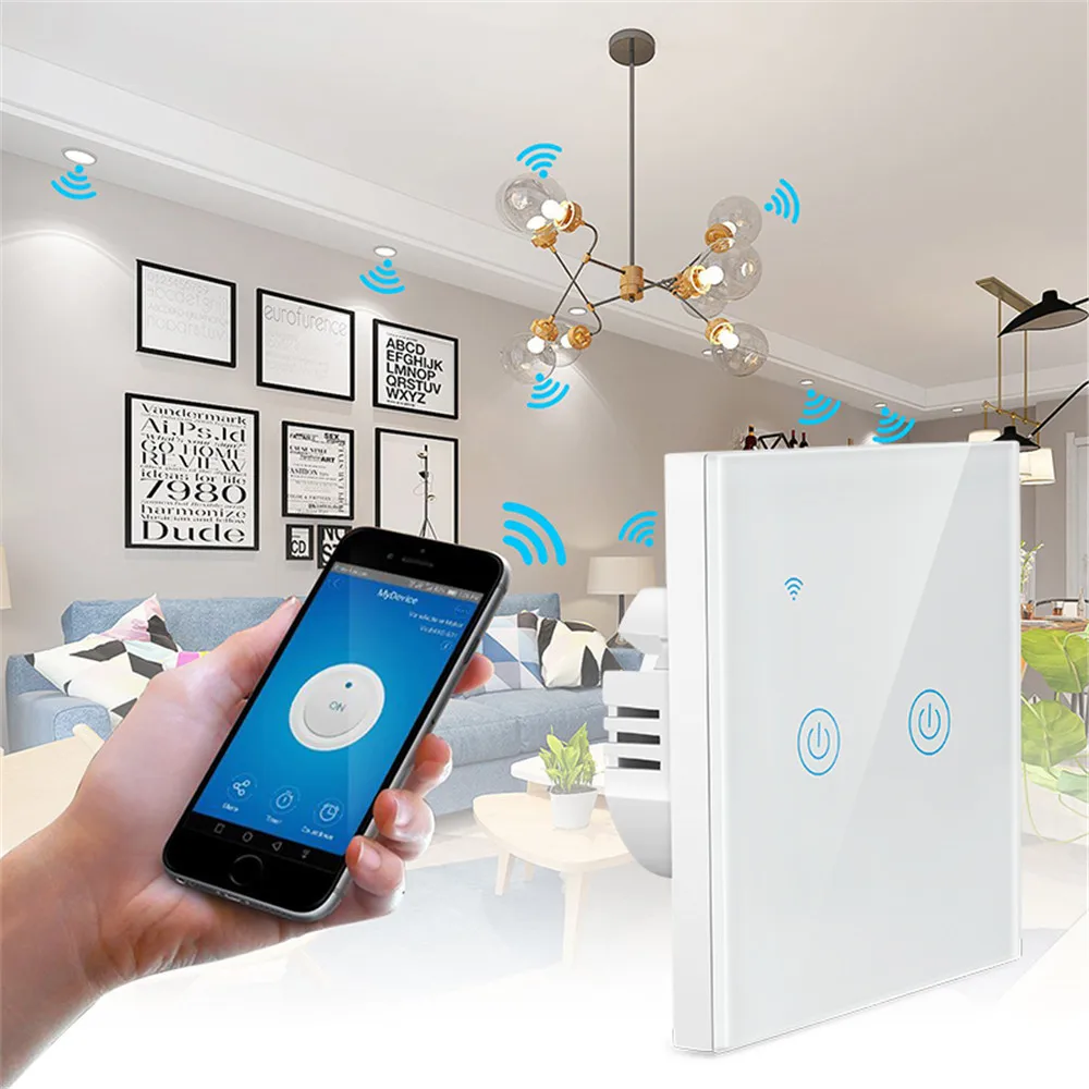 Умный wi fi. Tuya 3-gang WIFI Smart Switch. Беспроводной сенсорный выключатель Ubaro. Tuya Smart WIFI. Сенсорный выключатель 2 кнопки tuya Smart Wi-Fi.