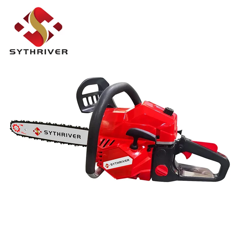 Most selling  big power gasoline chainsaw wood cutting machine Popular 45cc gas chain saw 555050