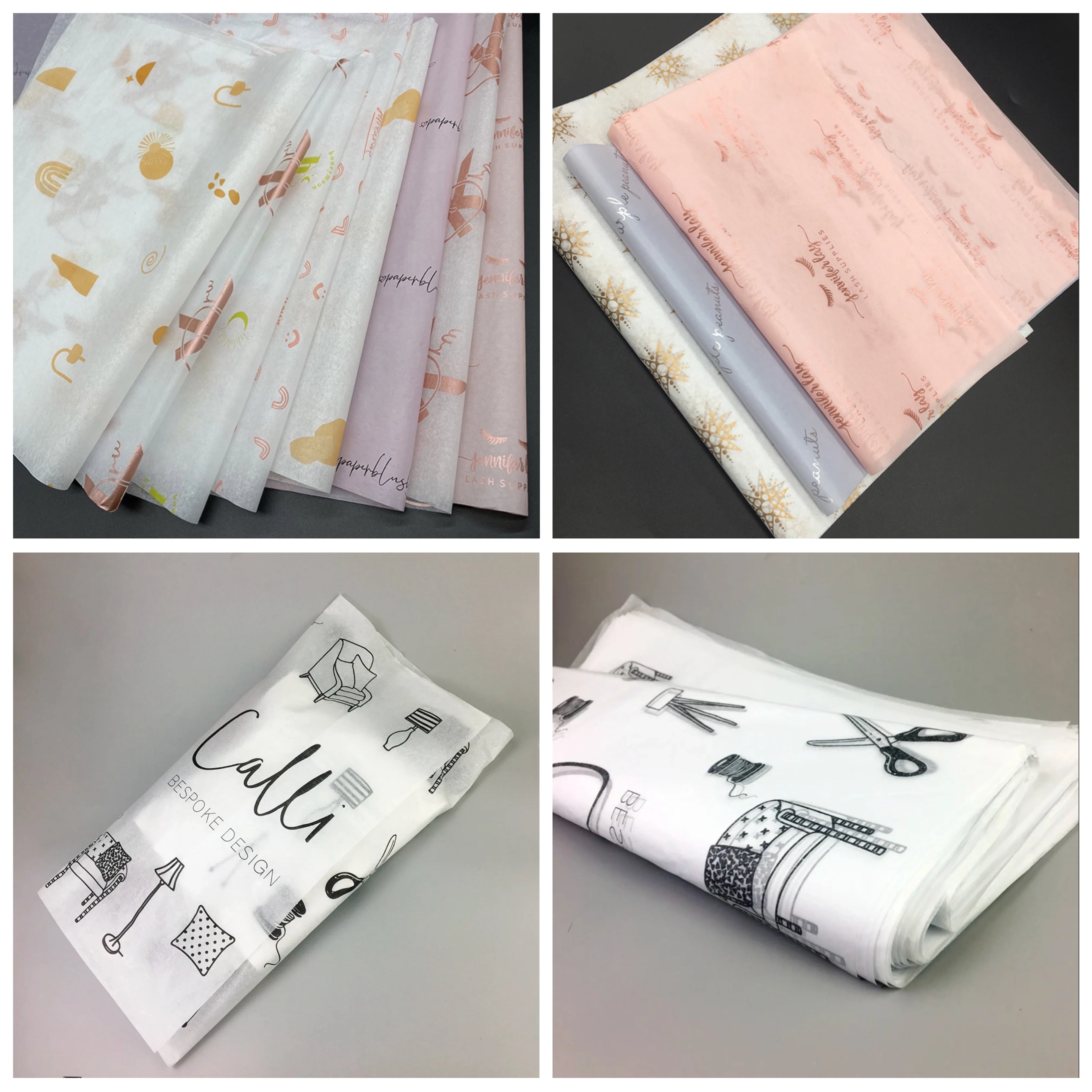 Gift Box Custom Printed Tissue Paper Wholesale Packaging Tissue