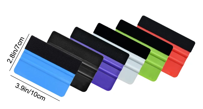 Custom Blue Black Red Squeegee for Car Vinyl Film Wrapping