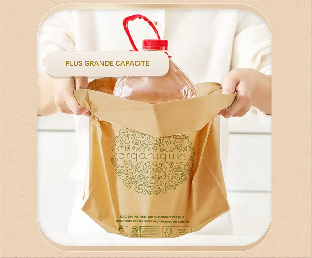 Custom Printed Compostable Food Waste Packaging Biodegradable ...