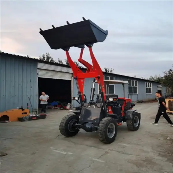 Small Mini Front Electric Skid Steer Wheel Loader Backhoe load Canada Tractor With Front Loader