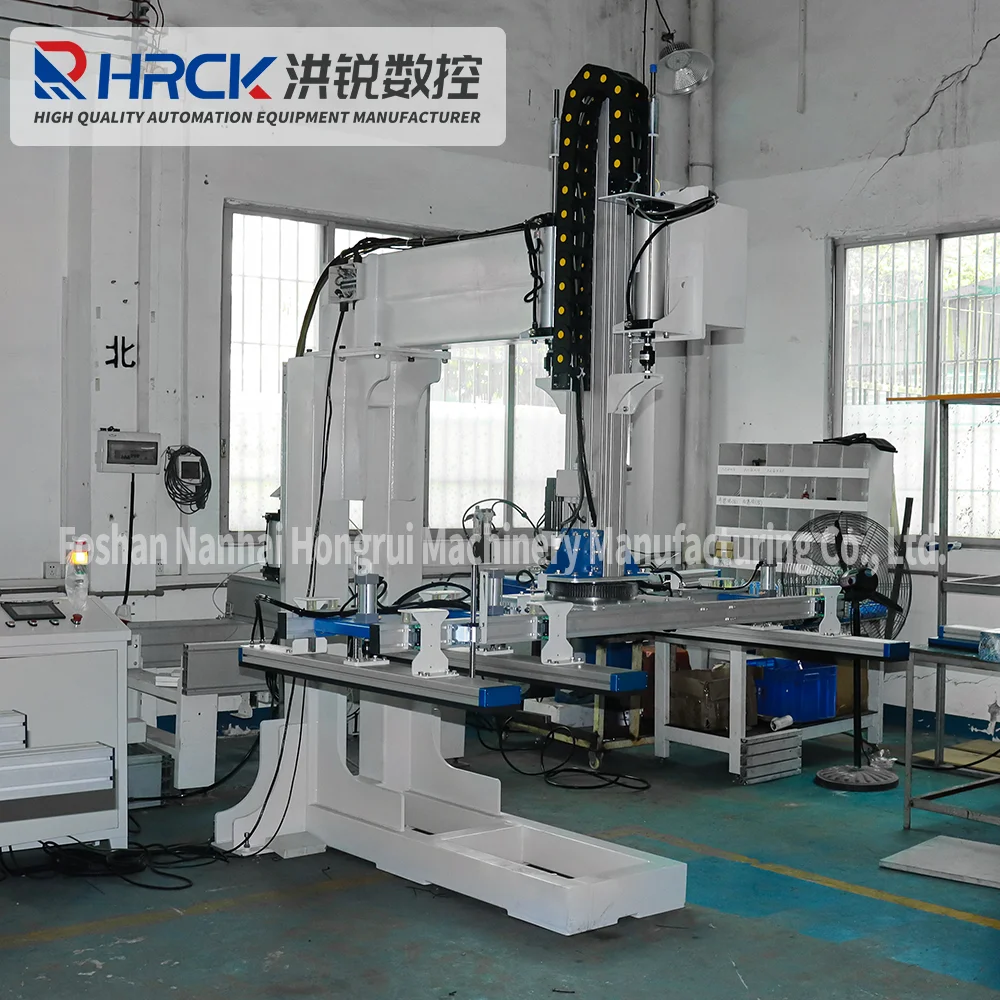 Hongrui single arm automatic gantry manufacturing machine for the woodworking industry