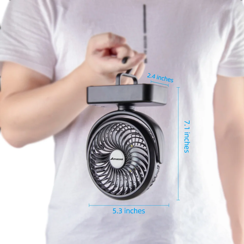 Table Fan, Portable, 5V, Battery - detail 12