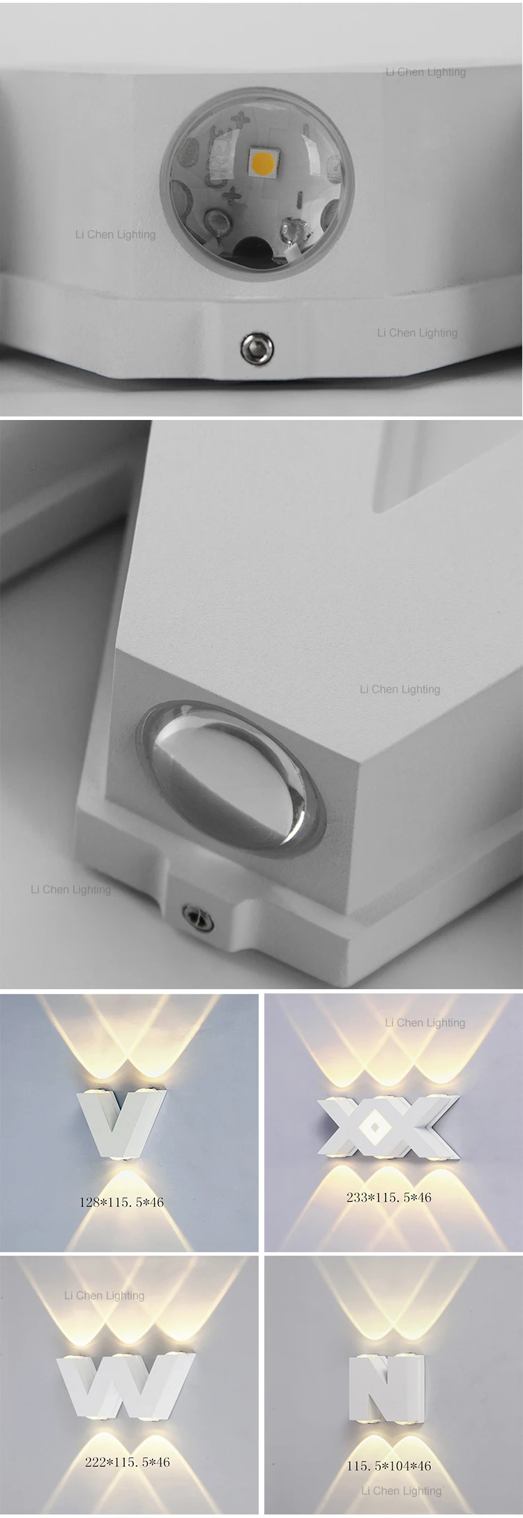 bd25 wholesale outdoor waterproof ip65 decorative surface mounted indoor wall lamp lights for home  -3