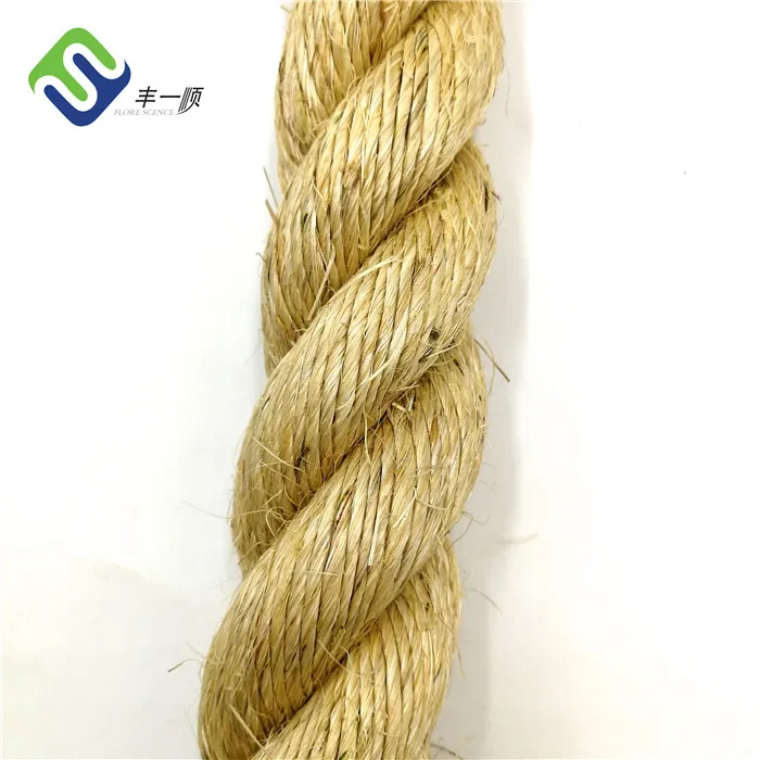 3/4 Strand Natural Color Jute Rope Sisal Twine Hemp Rope for Marine and  Fishing - China Polyester Rope and Twisted PE Rope price