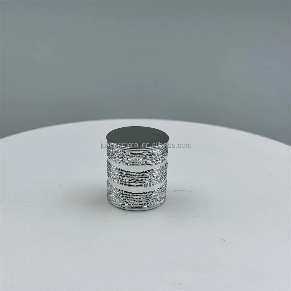 ABS Plastic Screw Cap Perfume Bottle Cap with Silk Screen Printing for Luxury Cosmetics