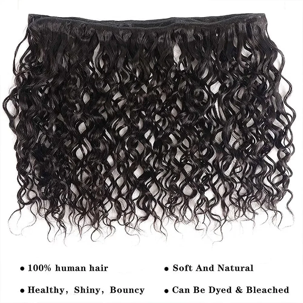 Peruvian Deep Wave Bundles 100% Human Hair 32 Inch Curly Weave Soft Raw Extensions_voghion.com