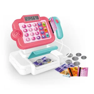 Electric Mini Shop Counter Cash Register Toy with Sound