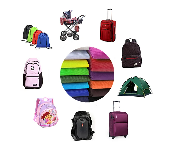 600d DTY 100 полиэстер ткань Оксфорд водонепроницаемый ПВХ покрытие для сумки, тент, палатка, коврик для стола