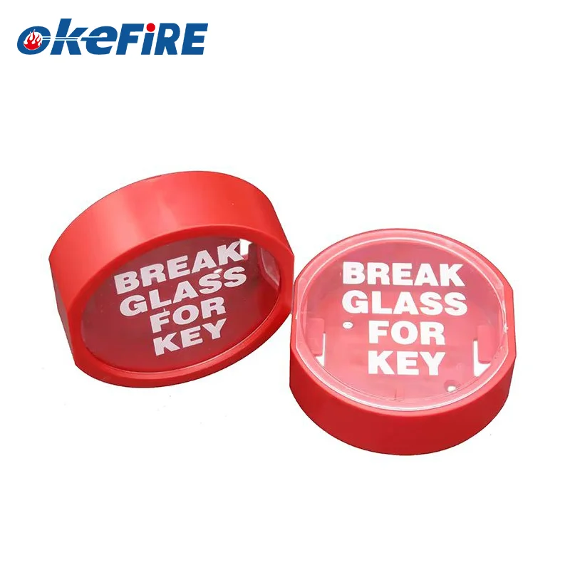 Okefire Fire Alarm Key Box Break Glass  for Key with Hammer