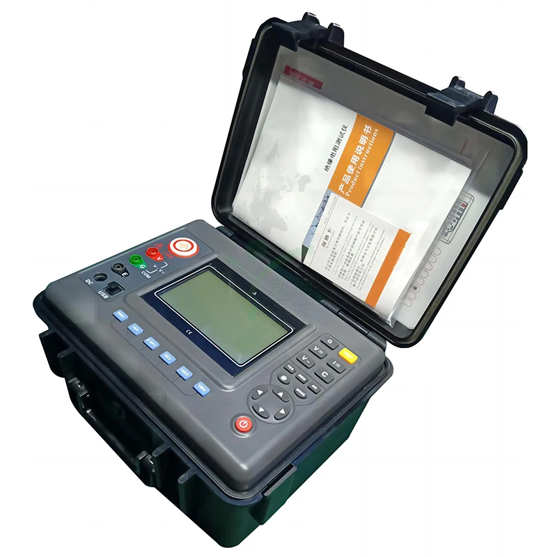 High Performance Electrical Digital 5/10/15kV 50Tohm High Voltage Insulation Resistance Tester/Megohmmeter