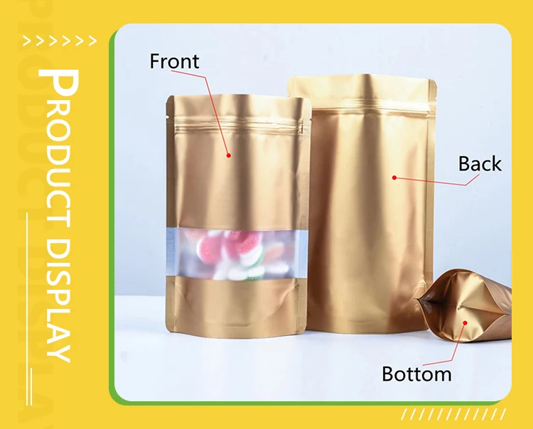 Custom Plastic Packaging Bags Resealable Ziplock Moisture Proof Plastic ...