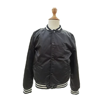 Custom Wholesale Boy's Jacket Design High Quality Parka Winter Flight Jacket Bomber Jacket 100%nylon Shell for Winter OUTER Wear