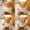 Ours marron en peluche avec un pull "Love"
