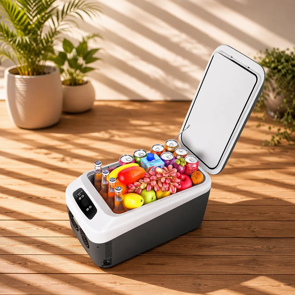 Hot Sale 24L 30L High Quality  Portable Compressor Small Car Refrigerator Travel Electric 12v Cooler Box Mini Fridge Car