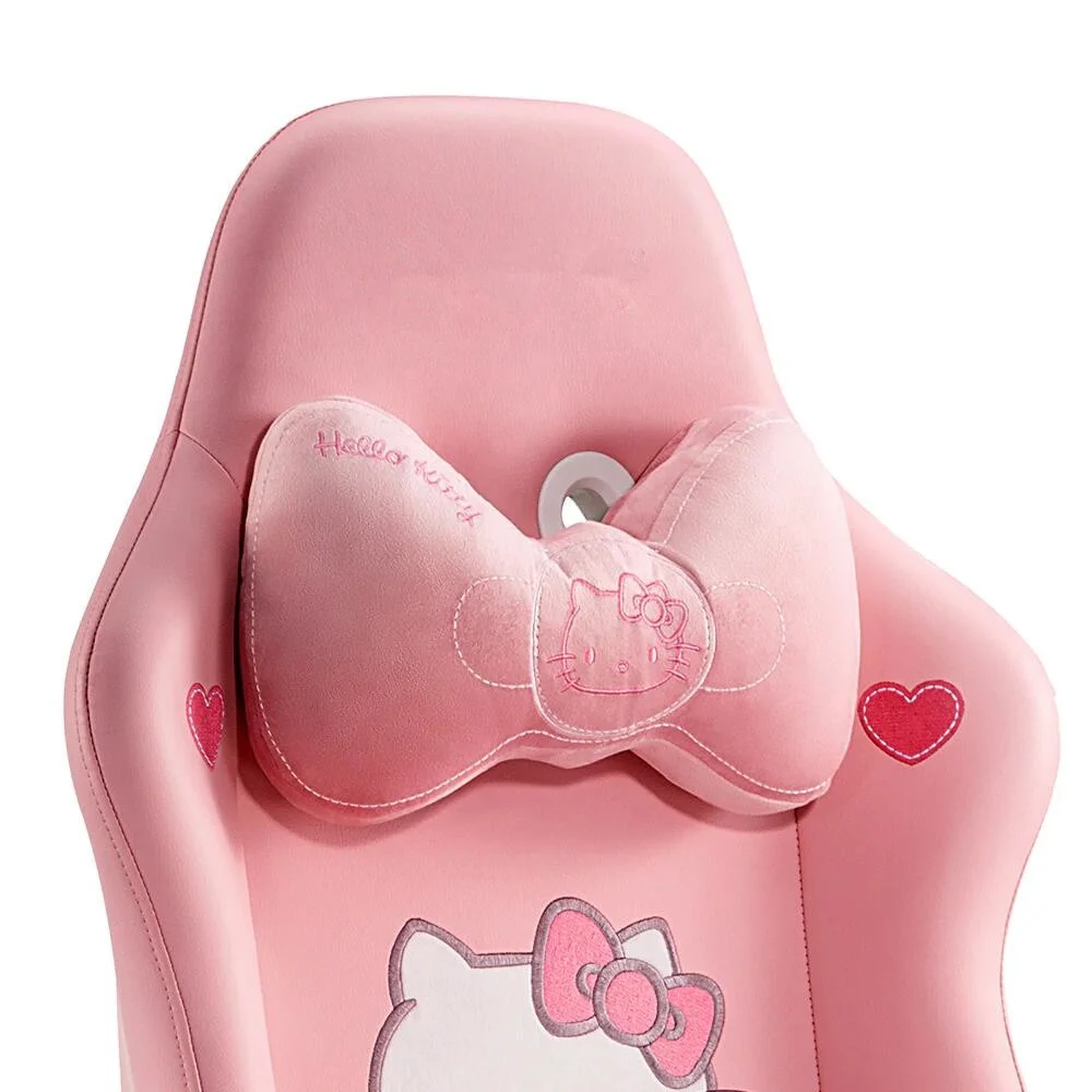 ergonomic pink hello kitty office desk