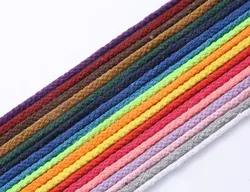 Круглая плетеная веревка из высококачественного полиэстера и хлопка 4 мм 5 8