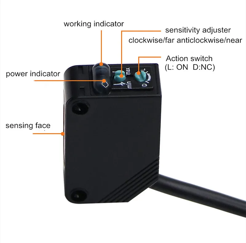 Factory Directly ED30-R3C4 Photoelectric Sensor Switch New Original Box Photoelectric Sensor Reflector Photo Sensor Switch