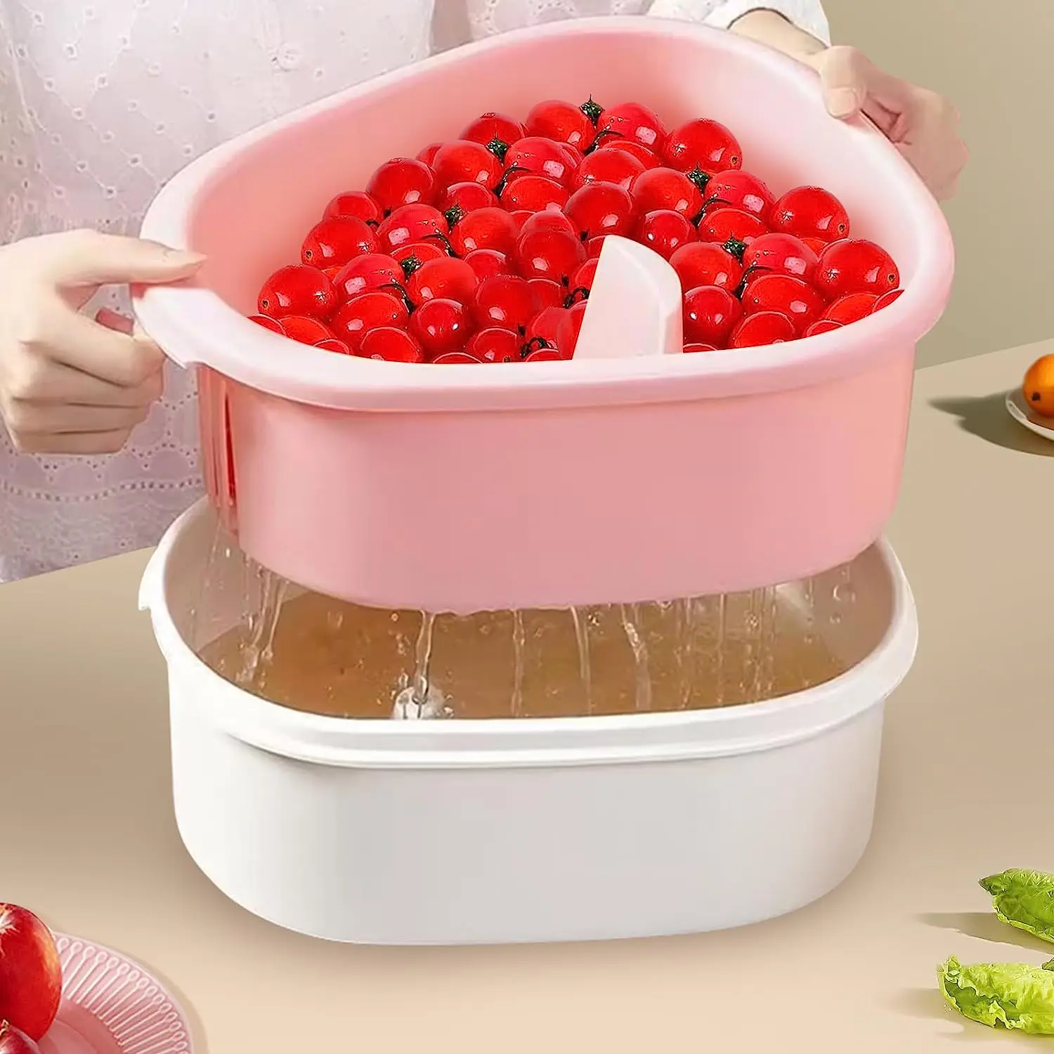 Fruit Cleaner Spinner With Fruit Washer Bowl Buy Vegetable Fruit