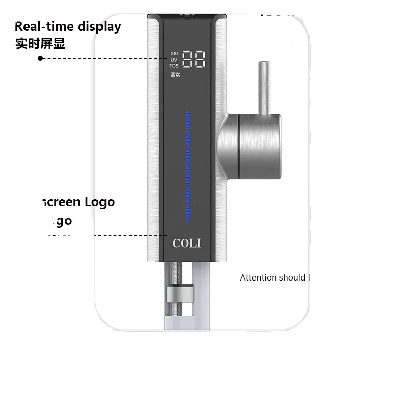 Maintenance free water purification faucet of household intelligent water purifier sterilization