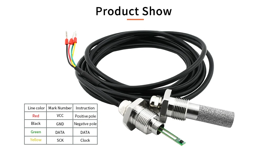 Temperature and humidity senspr probe for HVAC-HENGKO