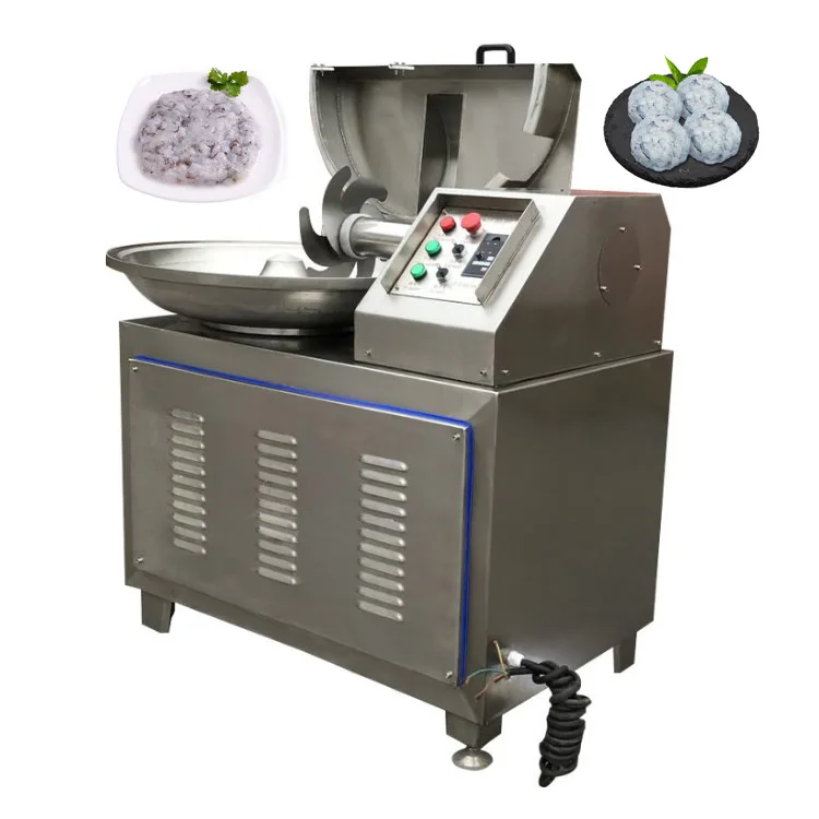 Высокопроизводительная Быстрорежущая машина для эмульгирования мяса, машина для резки овощей, мяса, измельчитель