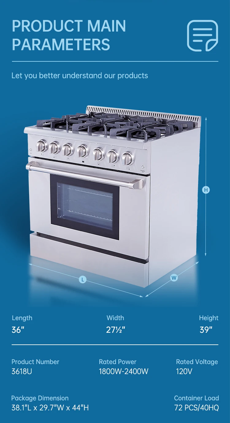 High End Professional Free Standing Gas Used Cooking Range With Oven Buy Free Standing Gas