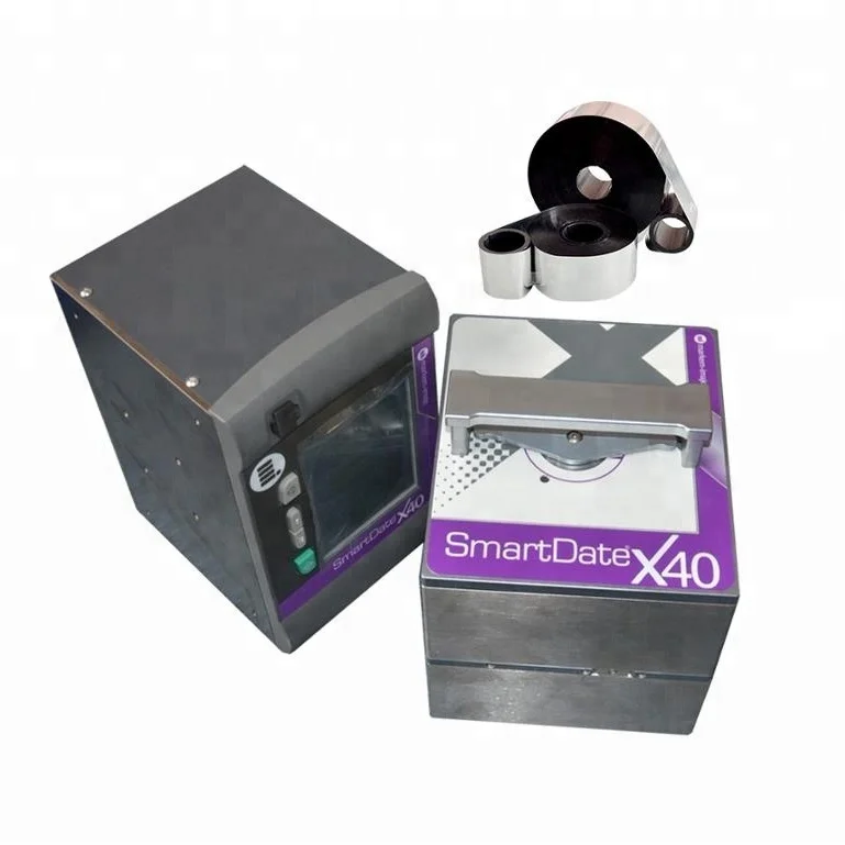 Coding Machine Expiry Date Markem X40 Smartdate Tto Printer  53mm Printhead Thermal Transfer Ribbon Printer
